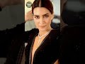 Kriti Sanon Sets The Internet Ablaze In A Black Ackless Dress With Plunging Neckline Shorts