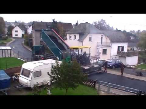 Impressionen der Strassenarbeiten in Masburg