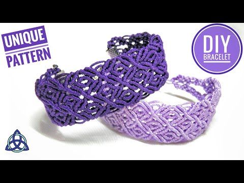 Macrame Bracelet with Beads Tutorial Easy Jewelry Making
