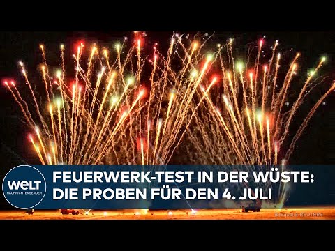 Video Thumbnail: FEUERWERK: Macy's probt in der Mojave-Wüste für das große Doppeljubiläum am 4. Juli