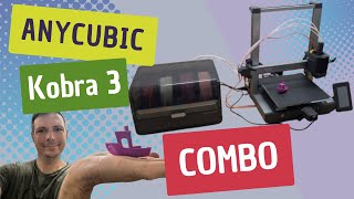 Anycubic Kobra 3 Combo: Günstiges Multifarbsystem im Test – Aufbau & erster Druck!