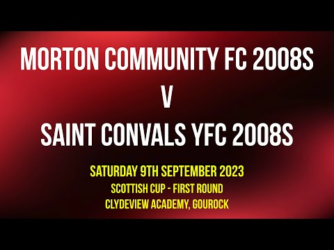 Morton Community FC 2008s 1-1 Saint Convals YFC 2008s (St Convals win on Penalties) | 09/09/2023