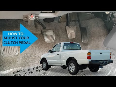 [How to] Adjust clutch pedal (89-04 Toyota pickup & Tacoma)