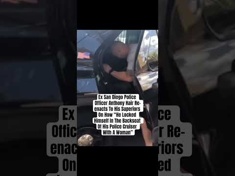 Ex San Diego Police Officer Anthony Hair Re-enacts To His Superiors #cops #police #policeofficer