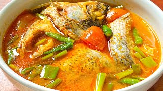 Download lagu Enak banget bikin ketagihan !! CARA MASAK IKAN KUAH ASAM PEDAS || olahan ikan  mp3