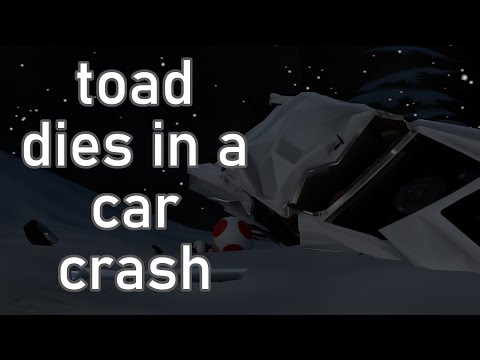 toad dies in a car crash while jamming to mariah carey during a snow storm .mp4