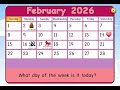 STARFALL Calendar February 2026