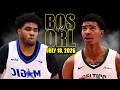 Boston Celtics Vs Orlando Magic Full Game Highlights July 18 2026 NBA Summer League