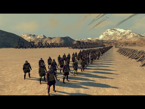 38 Large Onagers vs 12.000 soldiers - Total War ATTILA