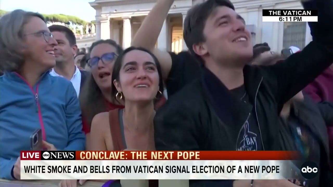 New pope elected after white smoke billows from Sistine Chapel chimney
