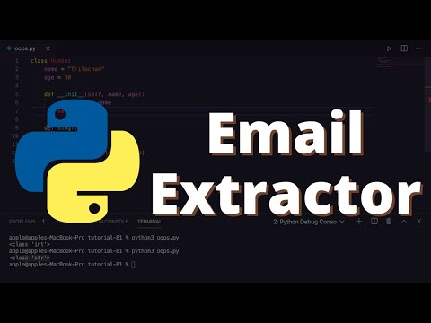 41 Email Extraction Using Python Python Project 6