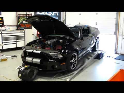 2011 Shelby GT500 with VMP blower on dyno