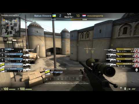 CS:GO Natus Vincere V mousesports Dust2 ESEA Invite Season 18 Europe