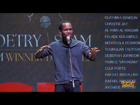 RAFAEL NDIFREKE - LIPFEST22 POETRY SLAM (First Round) || Orange Poetry