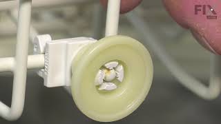 Whirlpool Dishwasher Repair: How to Replace the Upper Rack Wheel with Axle