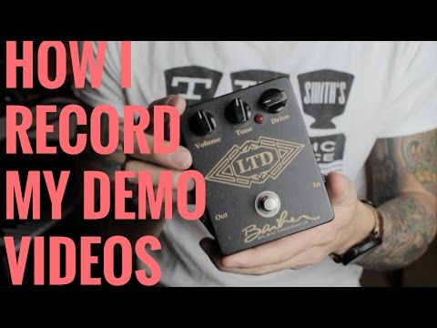 How I Record My Demo Videos - RJ Ronquillo Studio Rig Tour