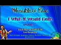 Wreckless Eric  - I Wish It Would Rain  _Live 1980