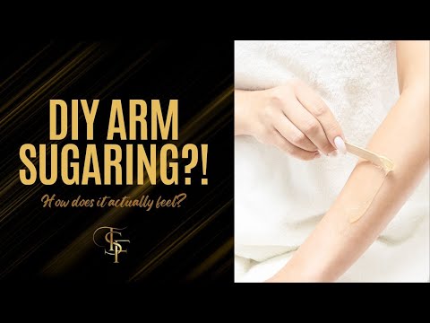 How To Sugar Wax Your Own Arms Without Getting Stuck