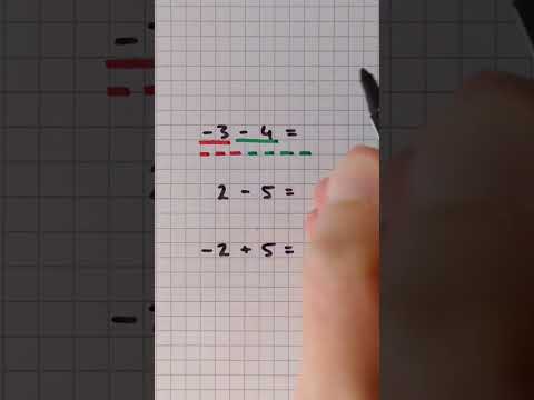 Mit ganzen Zahlen rechnen 💪 #mathematik #rechnen #grundschule #einfacherklärt #endlichkapiert #mathe