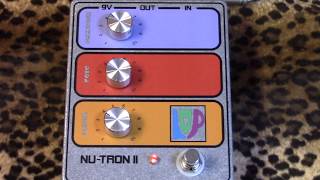 Video thumbnail for LuckDuck Pedals NU-TRON II phase pedal of love and warbly glory by gearmanndude