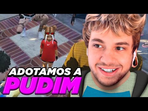 BRUNINHO E LOBINHO ADOTARAM A PUDIM NO CIDADE ALTA