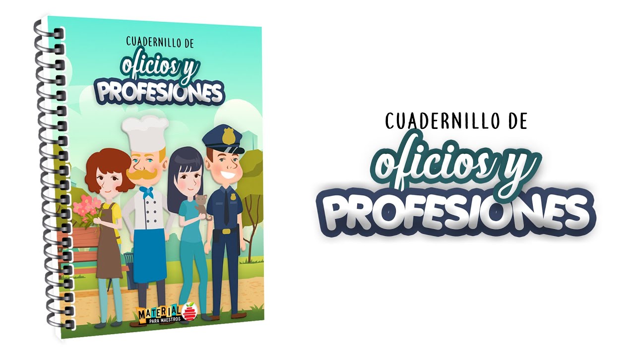 Cuadernillo de oficios y profesiones ¡GRATIS!