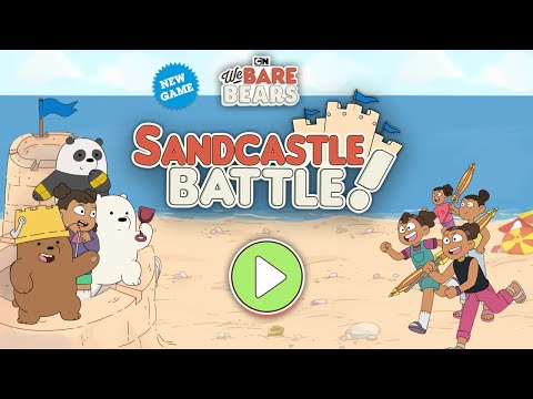 We Bare Bears: Sandcastle Battle - If You Build It, They Will Come To Smash It (CN Games)