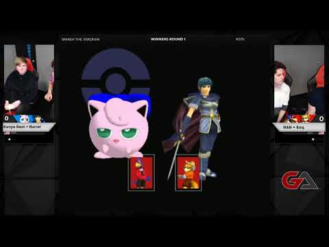 STS 3 Melee - Kanye Rest (Puff) + Barrel (Marth) vs. R&R (Falco) + Esquire (Falco
