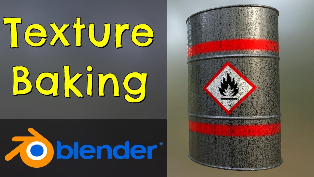 How To Bake Texture Maps | Blender 3.5 Beginners Tutorial