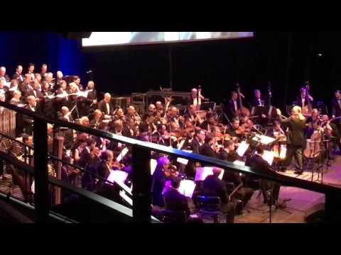 Nobuo Uematsu SINGS One Winged Angel with the chorus. AWESOME!!!