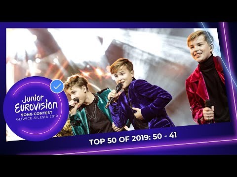 TOP 50: Most watched in 2019: 50 TO 41 - Junior Eurovision Song Contest