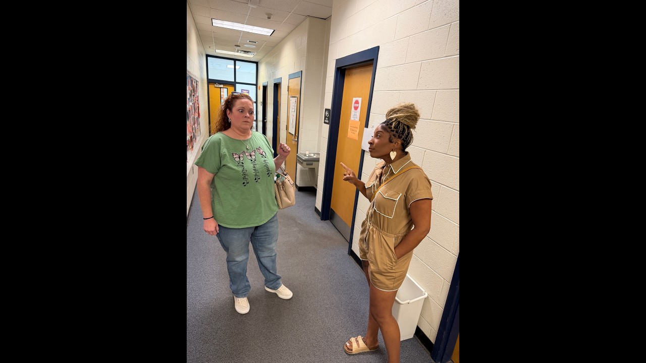 Sharra checks Bethany for showing up to the school and Bethany bites back!