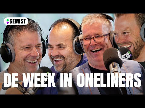 Rob Scheepers schuift live in de studio aan! 🤩 | De Week in Oneliners