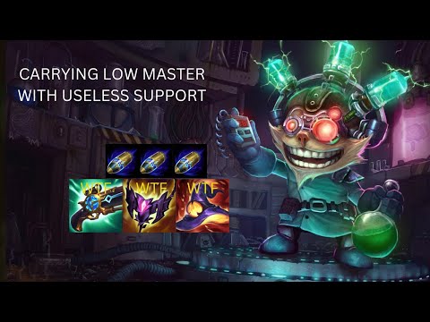 Carrying Low Master with a Useless Support | Ziggs ADC