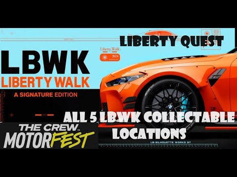 ALL 5 LBWK COLLECTABLES - LIBERTY QUEST - LIBERTY WALK: A SIGNATURE EDITION - THE CREW MOTORFEST