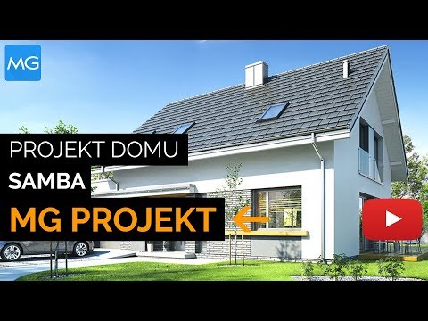 Projekt domu Samba MG Projekt - 125.67 m2 - koszt budowy 179 tys. zł