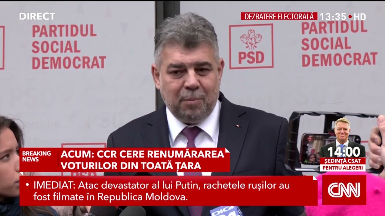 Marcel Ciolacu, reacție după decizia CCR de renumărare a votului: PSD nu a cerut nimic
