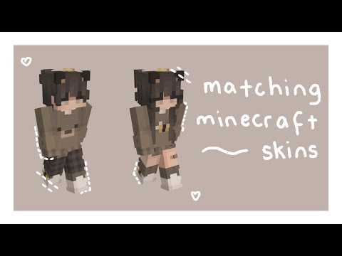 cute brown themed matching minecraft skins π»π€ | for...