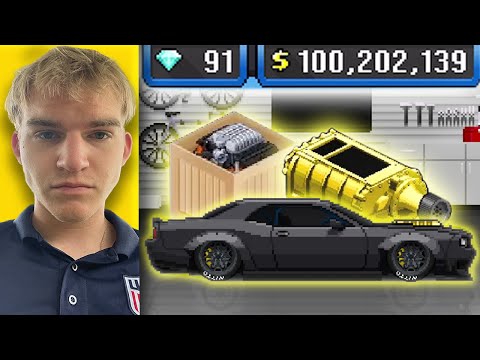 I Spent $10,000,000 on the Craziest Hellcat Build in Pixel Car Racer!