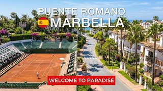Inside Marbella's Luxury Neighborhood 🌴🇪🇸 | Puente Romano 4K Walking Tour