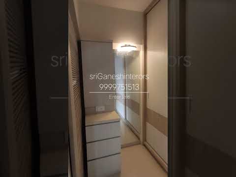 Wooden bedroom wardrobe