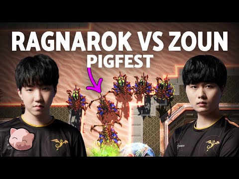 RagnaroK Queen Walks vs Zoun | PiGFest Group B Losers Match (Bo3 ZvP) - StarCraft 2