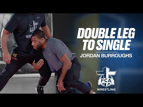 CHAIN WRESTLING: DOUBLE LEG TO SINGLE - JORDAN BURROUGHS | FCA Wrestling TECHNIQUE