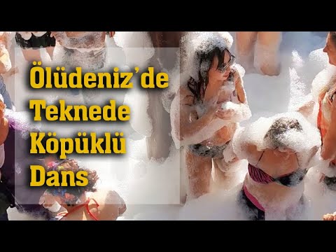 Teknede Köpüklü Eğlenceye Devam