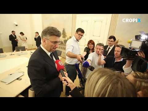 Izjava Andreja Plenkovica o kandidaturi Kolinde Grabar Kitarovic