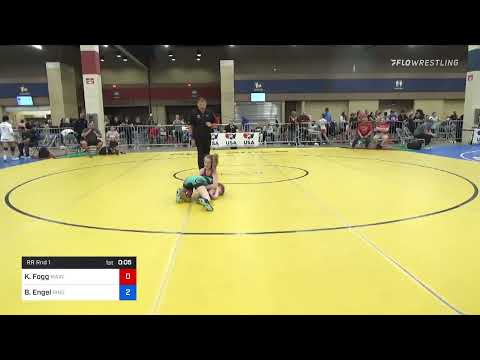 33 Kg Rr Rnd 1 - Kadence Fogg, Maine Trappers Wrestling Club Vs Brynn Engel, Ringers Wrestling Clu