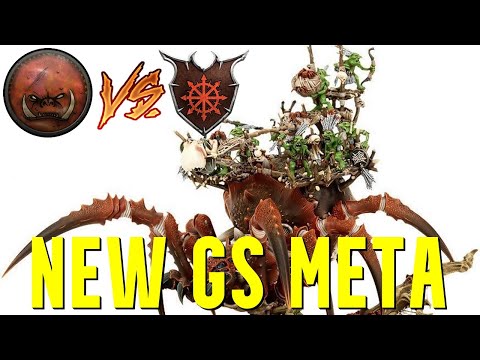 DA NEW GOBBO IN TOWN! Greenskins vs Demons of Chaos - Total  War Warhammer  3