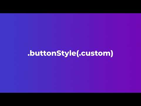 Custom Button Styles like a PRO! (SwiftUI) thumbnail