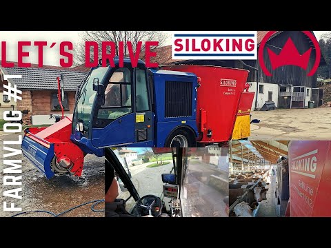 Farmvlog #1 - Let´s drive Siloking Selbstfahrer - Milchkühe füttern