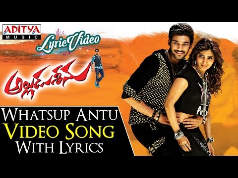 Whatsup Antu Video Song With Lyrics II Alludu Seenu Songs II Bellamkonda Sai Srinivas, Samantha
